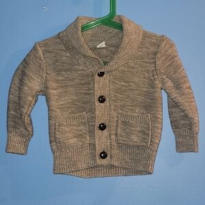 Old Navy Kids Gray Button-Up Cardigan